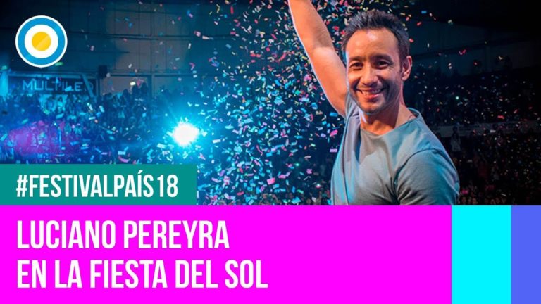Luciano Pereyra en la Fiesta Nacional del Sol