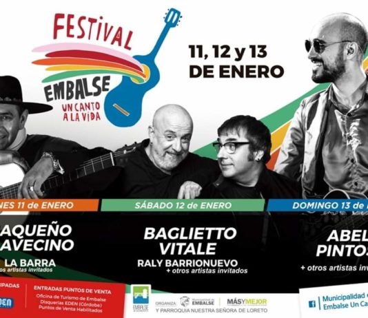 FESTIVAL UN CANTO A LA VIDA EN EMBALSE CÓRDOBA