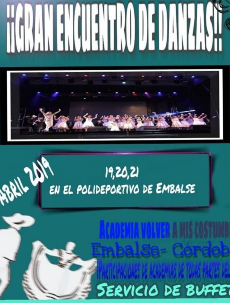 GRAN ENCUENTRO DE DANZAS FOLCLÓRICAS EN EMBALSE DE RÍO TERCERO