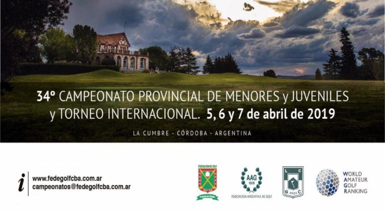 34° CAMPEONATO PROVINCIAL DE GOLF JUNIOR EN LA CUMBRE CÓRDOBA