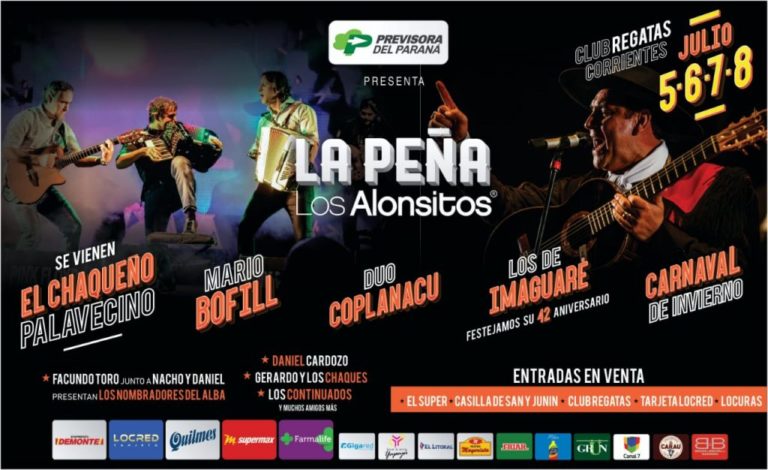 LA PEÑA DE LOS ALONSITOS – ANTICIPO-