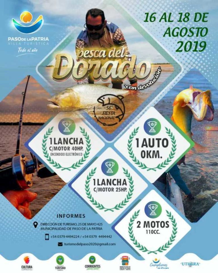 FIESTA NACIONAL DEL DORADO PASO DE LA PATRIA CORRIENTES