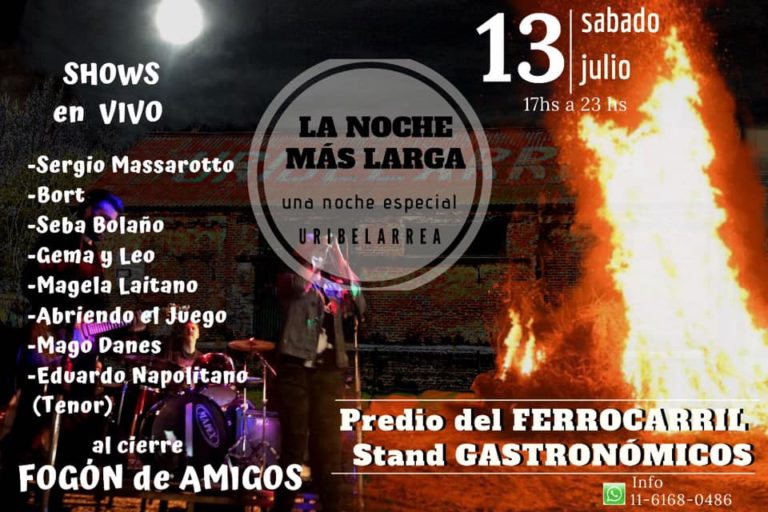 LA FIESTA DE LA NOCHE MÁS LARGA SE VIVIRÁ EN URIBELARREA BUENOS AIRES