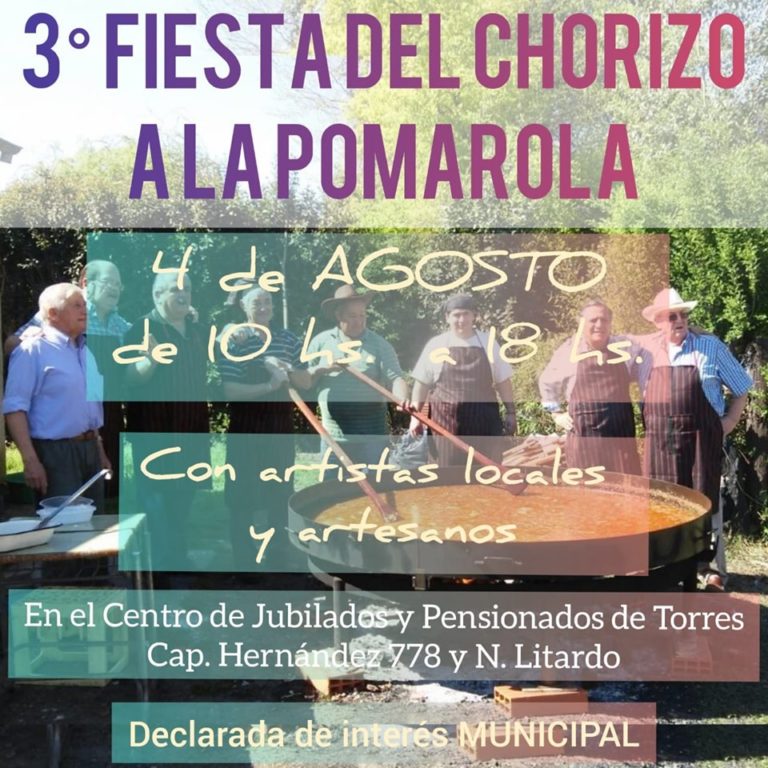 FIESTA DEL CHORIZO A LA POMAROLA EN LUJÁN BUENOS AIRES